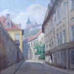 Josef Svoboda - Valdtejnsk ulice v Praze