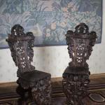 Párové starožitné židle Sgabello
