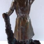 Bronzová socha dívky - Finsk Lotte, Lotta-Svärd