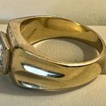 Pánský prsten s briliantem vvs 0,34 ct