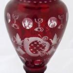 Váza s broušeným ornamentem - Egermann