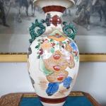 Japonská váza Satsuma z období Meidži 