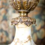 Cassolette vázy. Mramor a zlacený bronz V 62cm
