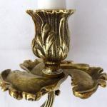 Nástìnné rokokové bronzové svítidlo