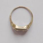 Zlat prsten Art Deco