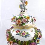 Porcelánová luxusní váza v míšeňském stylu - Worce