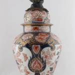 Párové porcelánové zásobnice, Arita, Japonsko, 1750