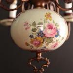 Zrestaurovan porcelnov lustr