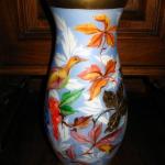 Váza Opál , pøírodní motiv , ruèní malba