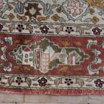 Celohedvábný perský koberec Ghoum 180 X 95 cm