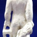 Břetislav Benda- Stojící nahý chlapec s lucerno
