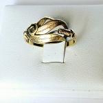 Zlatý dámský  prsten 14 karátů - punc Čejka