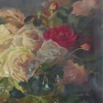 L. Fenclová - Zátiší s květy růží