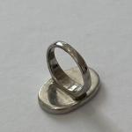 Stříbrný prsten se smalty