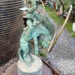 Bronzov socha kovboje 