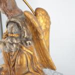 Velká starožitná lampa Anděl
