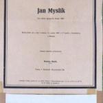 Jan Myslík - Barevná kytice ve skleněné váze