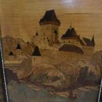 Obrázek, hrad Karlštejn, intarzie