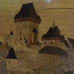 Obrázek, hrad Karlštejn, intarzie