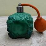 Art deco flakon, malachit jade - Schlevogt