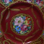 Porcelánový, ručně malovaný talíř - J.K. Carlsbad