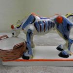 Art deco keramická soška, kůň - Ditmar Urbach