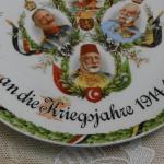 Sběratelský porcelánový talíř, Franz Josef - 1916