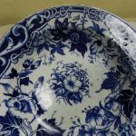 Dekorační modrý talíř -  A. Nowotny, Stará Role