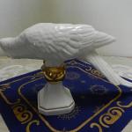 Větší zlacený porcelánový papoušek - Royal Dux