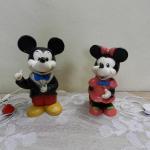 Retro párové lampičky, Micky Mouse - Walt Disney