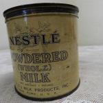 Plechovka Nestl Powdered Milk, USA