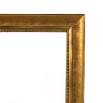 Rm na velk zrcadlo, devo masiv, zlaceno, 1525 x 1230 mm