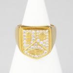 Zlat prsten s diamanty - Cartier