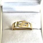 Zlat prsten ze 14 kartovho zlata
