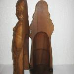 Dřevěná socha - otevírací - na láhev