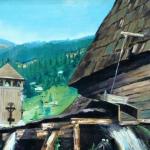 L. Makovec - Vodní mlýn a døevìný kostelík