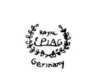 Bezov (Pirkenhammer), znaka porcelnu Royal EPIAG Germany z let 1938-1945