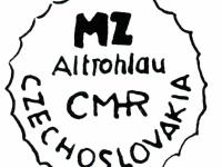 Porcelnov znaka MZ Altrohlau CMR Czechoslovakia