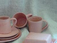 růžová keramika