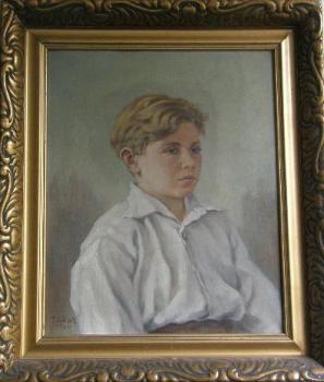 Portrét chlapce - F. Kubíček