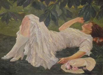 Cucuel Edward (1875 – 1954) ”Zasněná” - Kopie