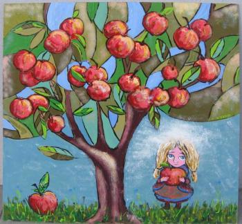 Vadim Syromyazhko : Holčička s jablíčkem