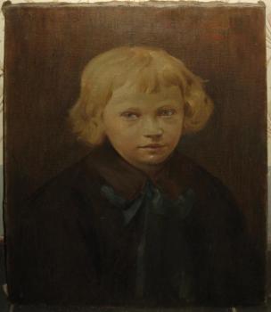 Peters Otto : Portrét chlapce, dat. 1902
