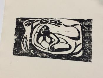Paul Gauguin,Femme couchée sous un Arbre