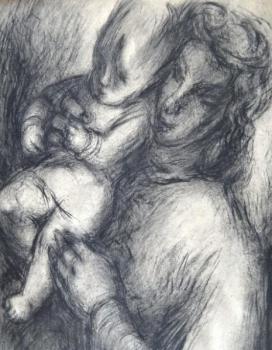 Milena Komrsová - Matka s dítìtem