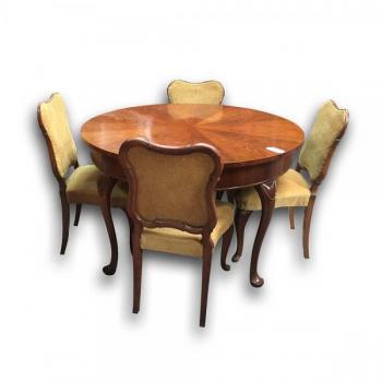 Jídelní komplet (stůl + 4x židle)