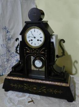 Mramorové hodiny Richond Paris 1840