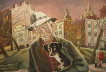 Osamělý muž se psem, dat. 2002