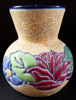 Secesní vázička s květy - Amphora, Trnovany 