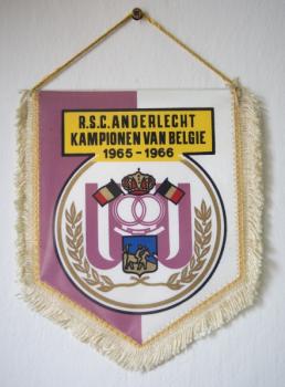 Vlajeèka R.S.C. Anderlecht, mistr Belgie 1965-66